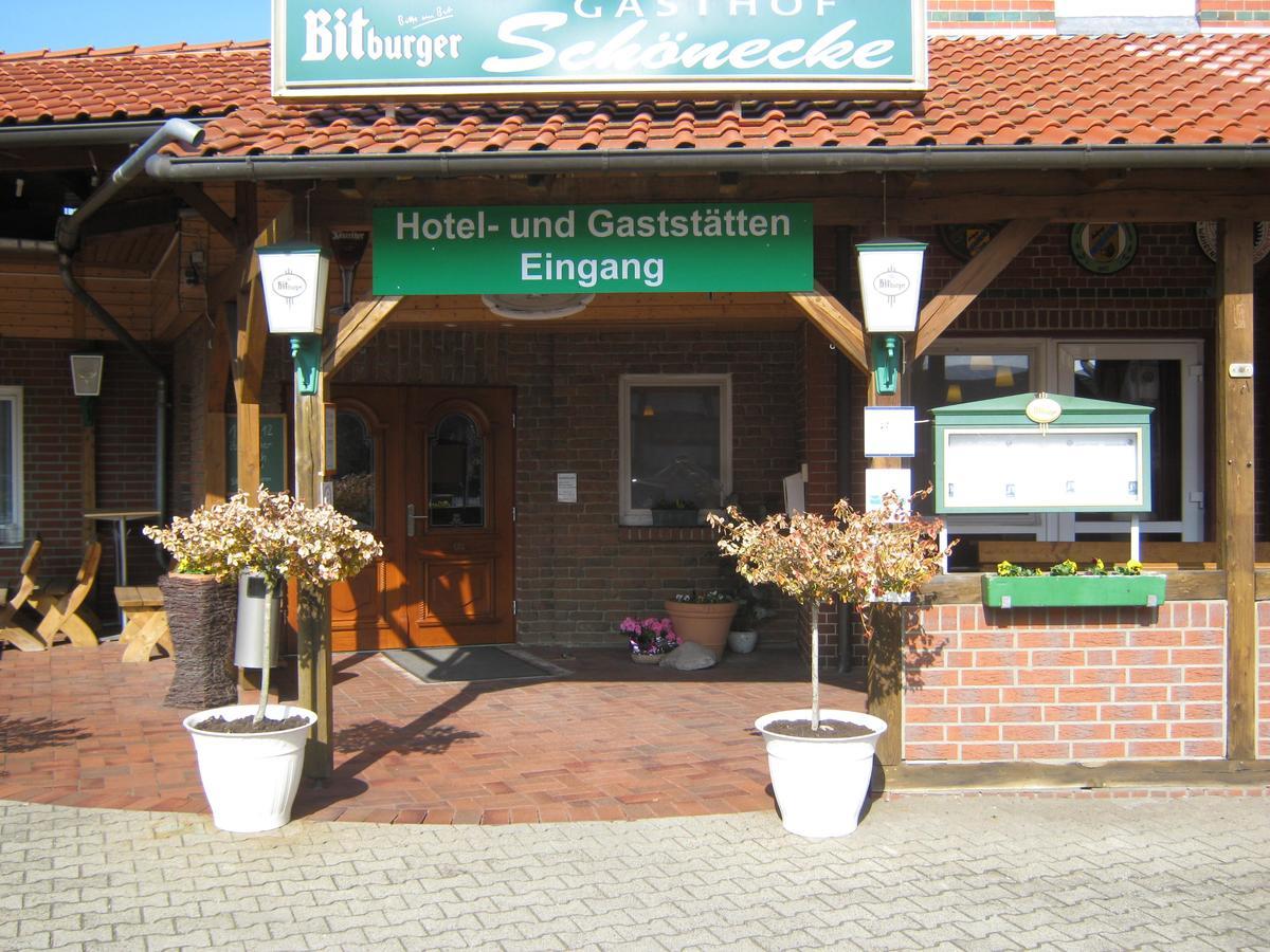 Landgasthof Schoenecke Wahrenholz Exterior foto